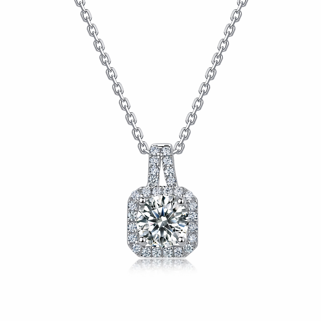 JIGrandeur™Lunessa Moissanite Necklace