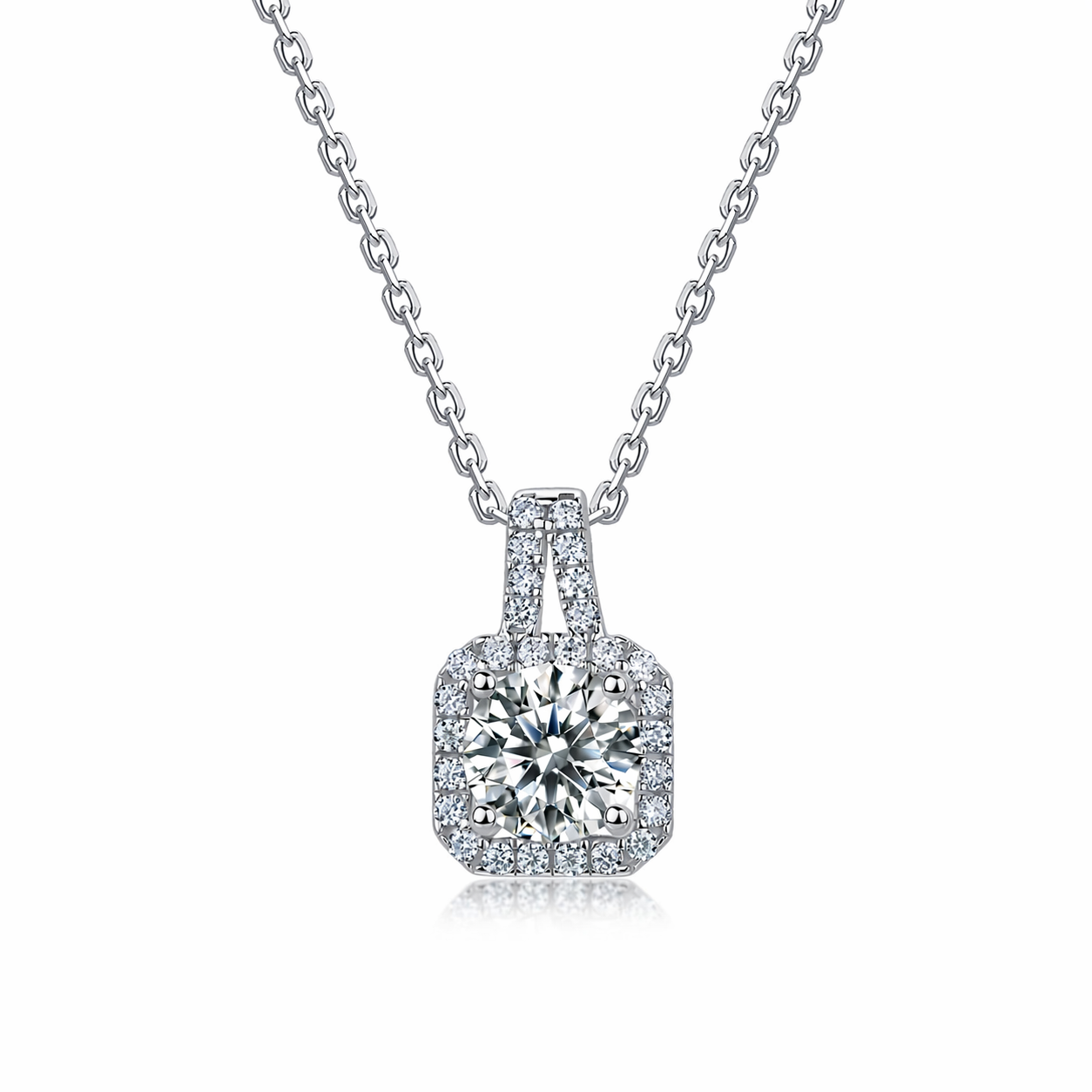 JIGrandeur™Lunessa Moissanite Necklace