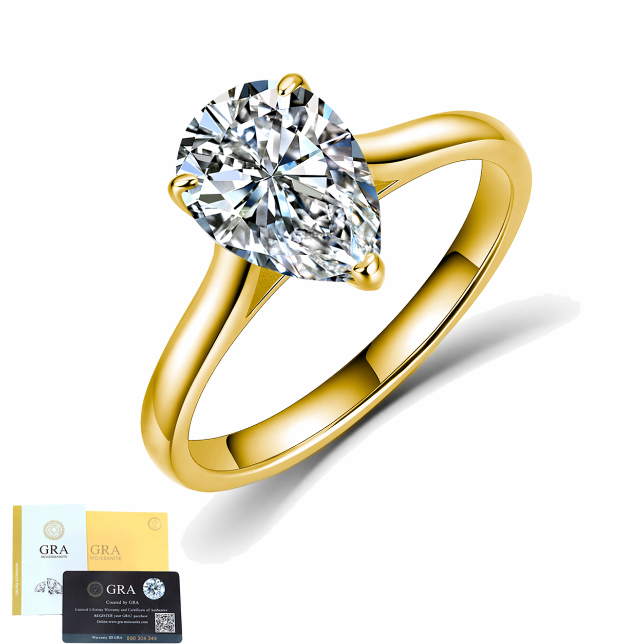 JIGrandeur™Velmira  Moissanite Ring