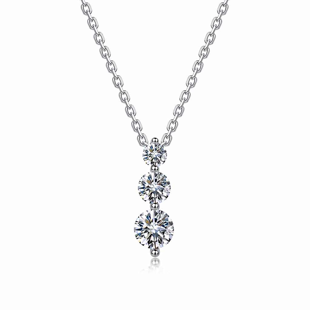 JIGrandeur™Celoria Moissanite Necklace