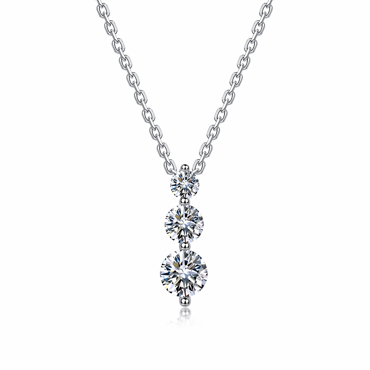 JIGrandeur™Celoria Moissanite Necklace
