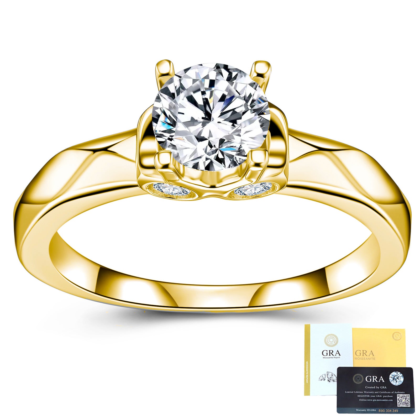 JIGrandeur™Sedona  Moissanite Ring
