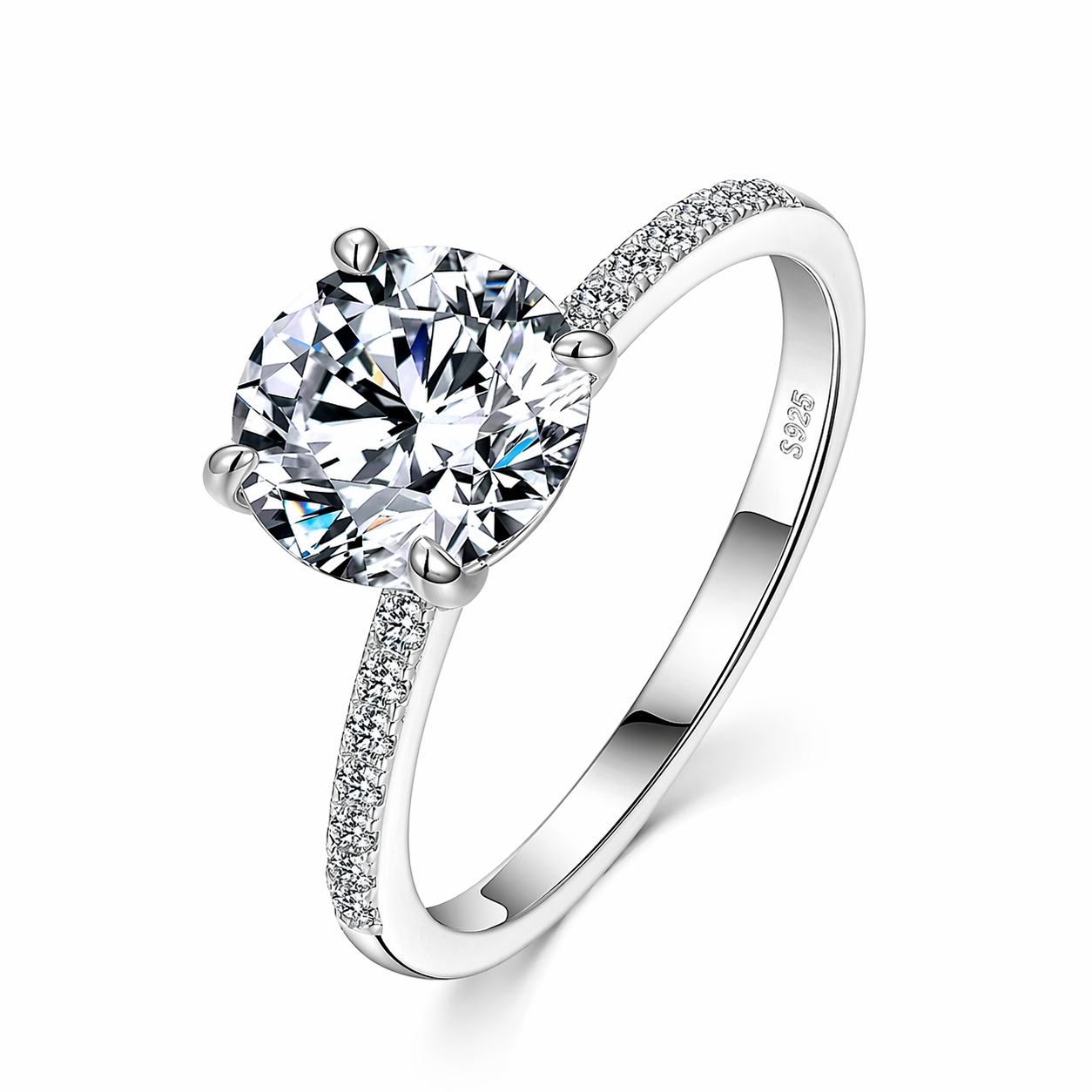 JIGrandeur™Elviora Moissanite Ring
