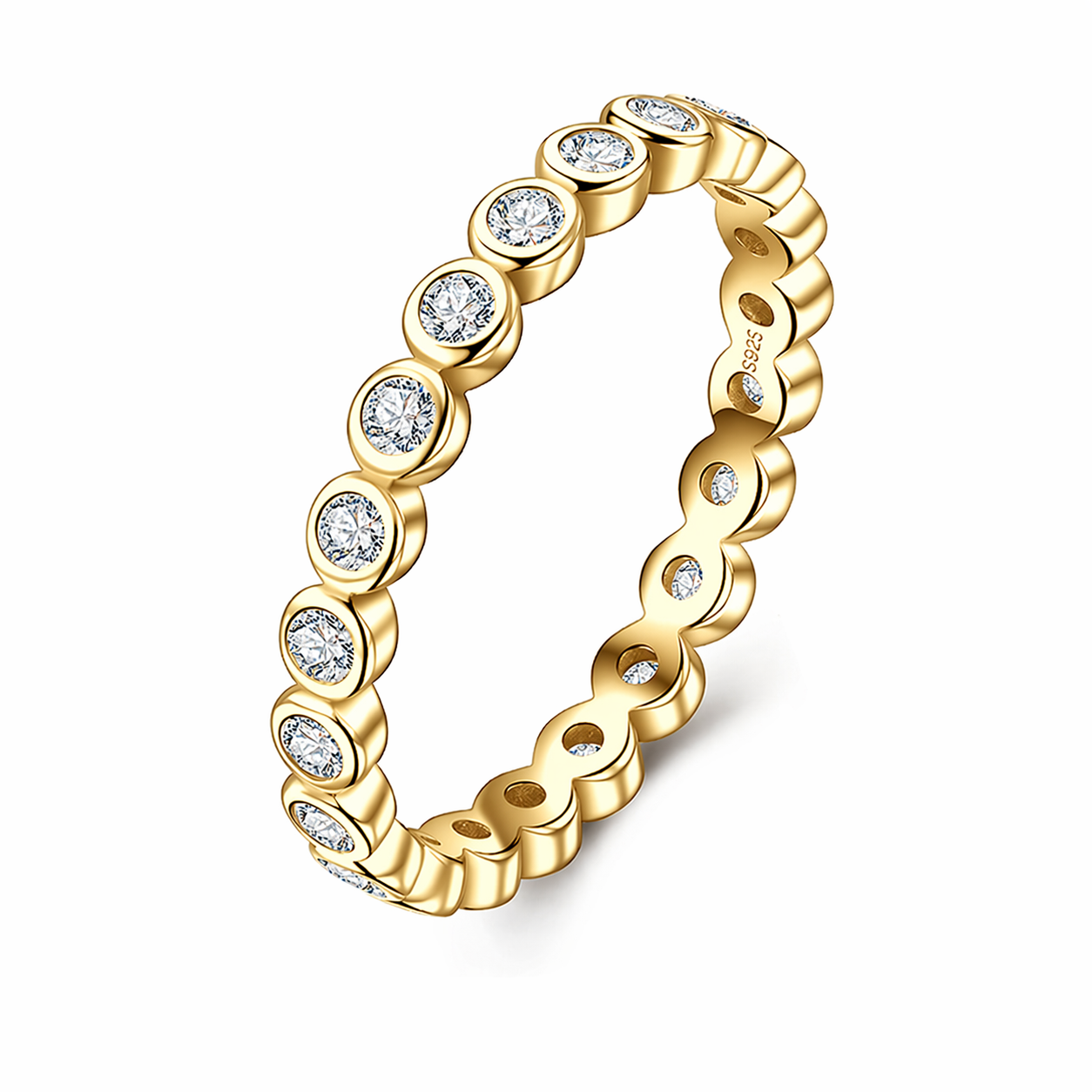 JIGrandeur™Aveline Moissanite Ring