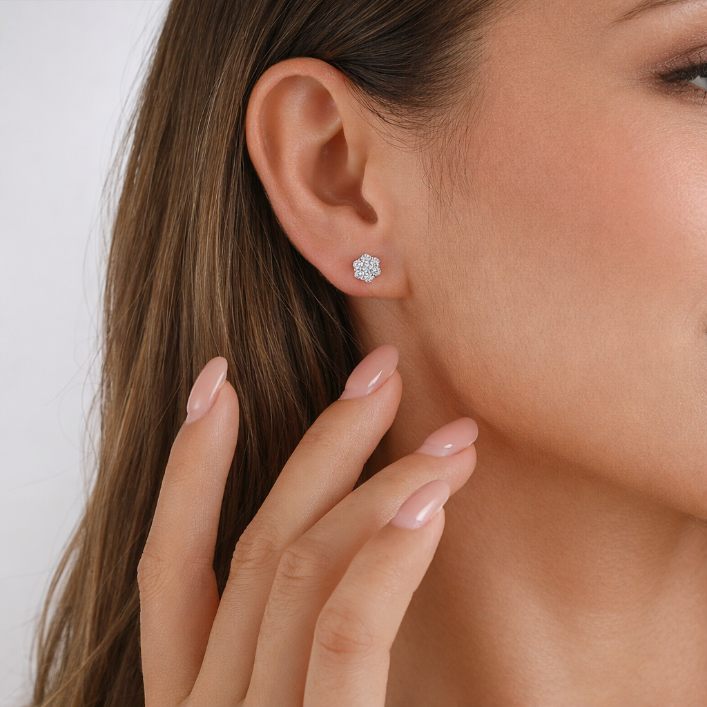 Grandeur™ FLORENCE MOISSANITE EARRINGS