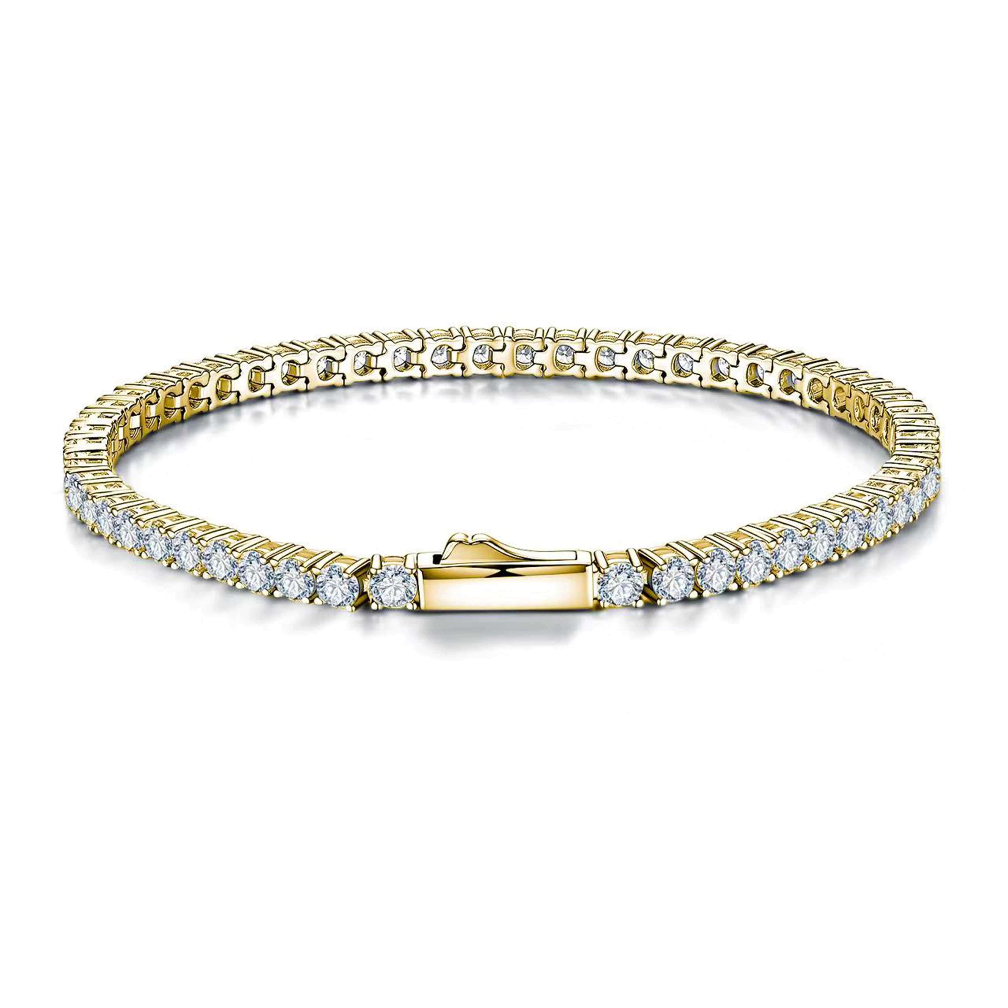 JIGrandeur™ Chelsea Tennis Moissanite Bracelet