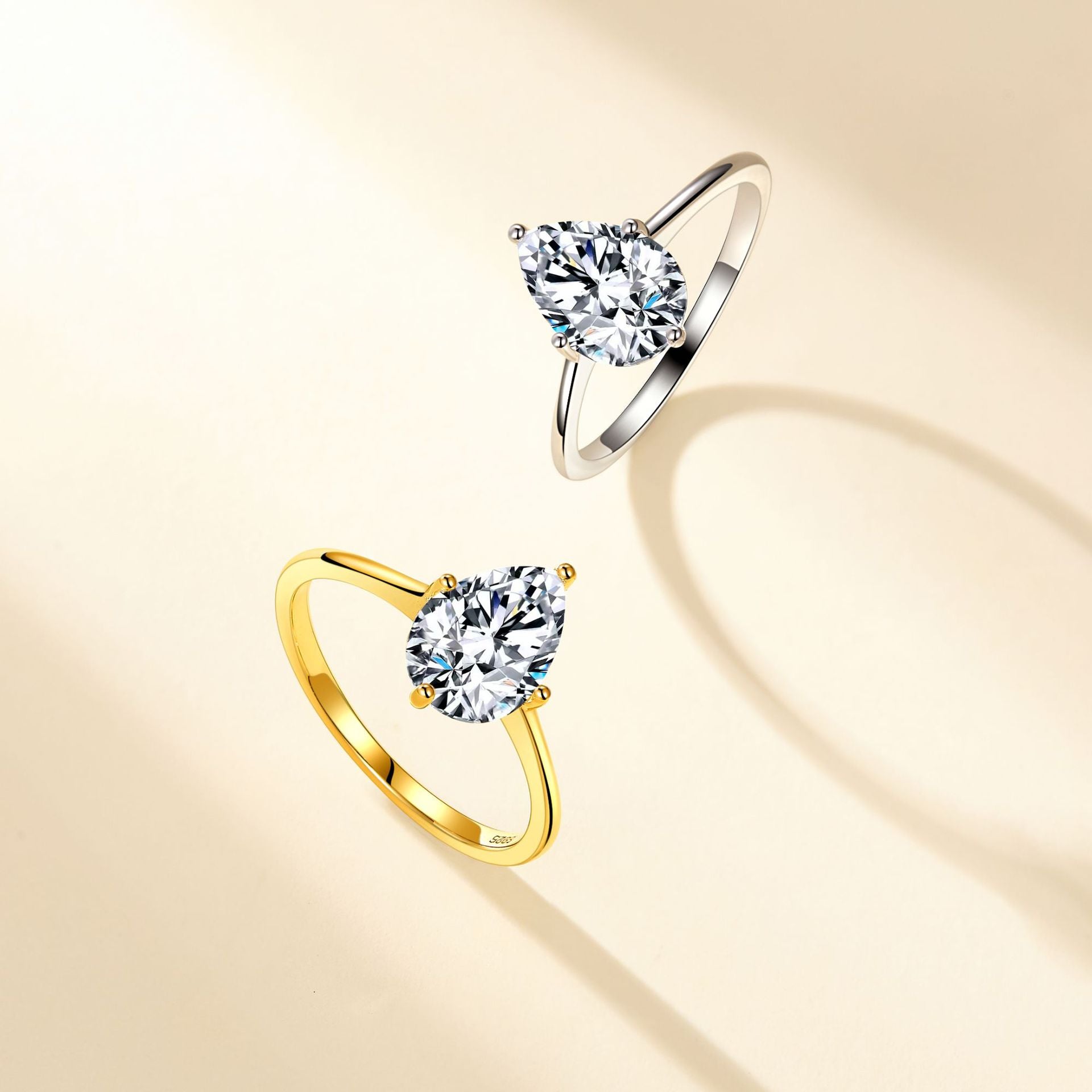 JIGrandeur™Celora  Moissanite Ring