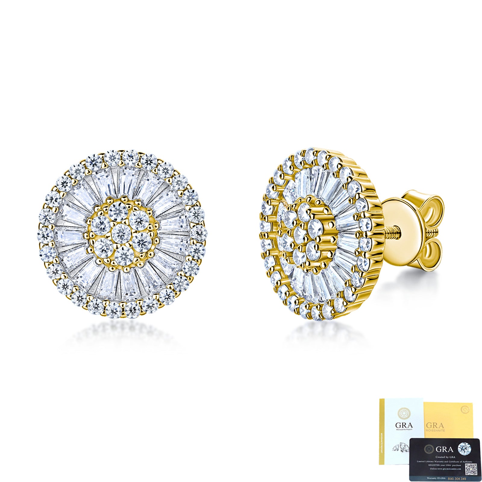 JIGrandeur™Montreux Moissanite Earrings