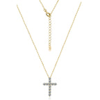 Grandeur™ BORDEAUX MOISSANITE CROSS