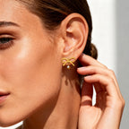 Grandeur™ Prague Bow Earrings