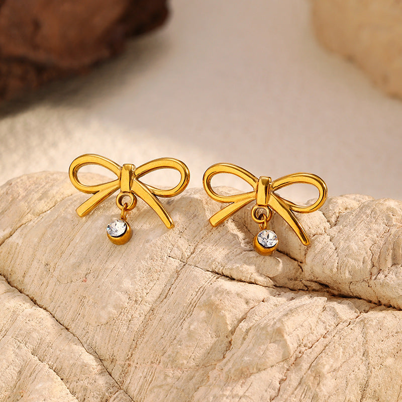 Grandeur™ Prague Bow Earrings