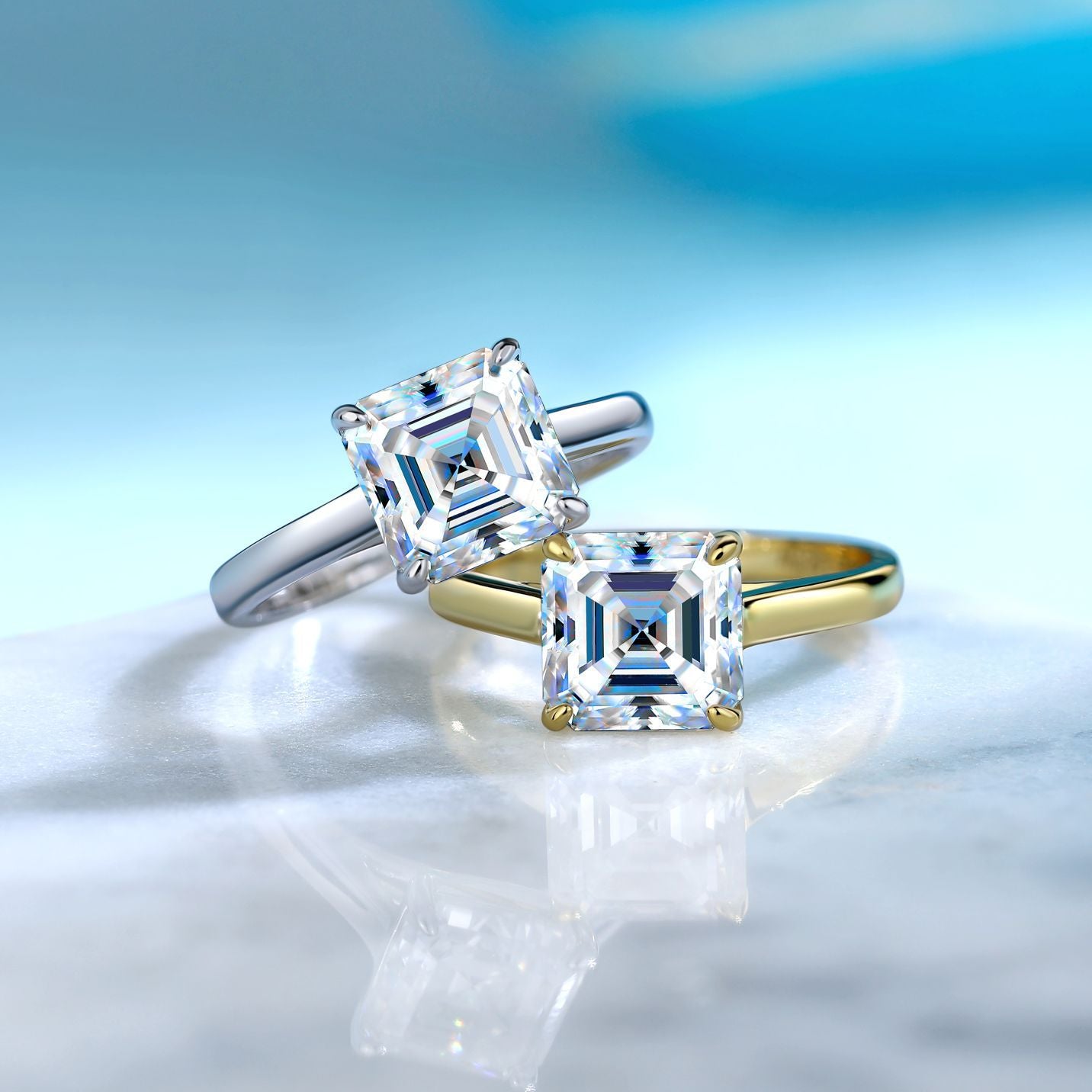 JIGrandeur™Lexington Moissanite Ring