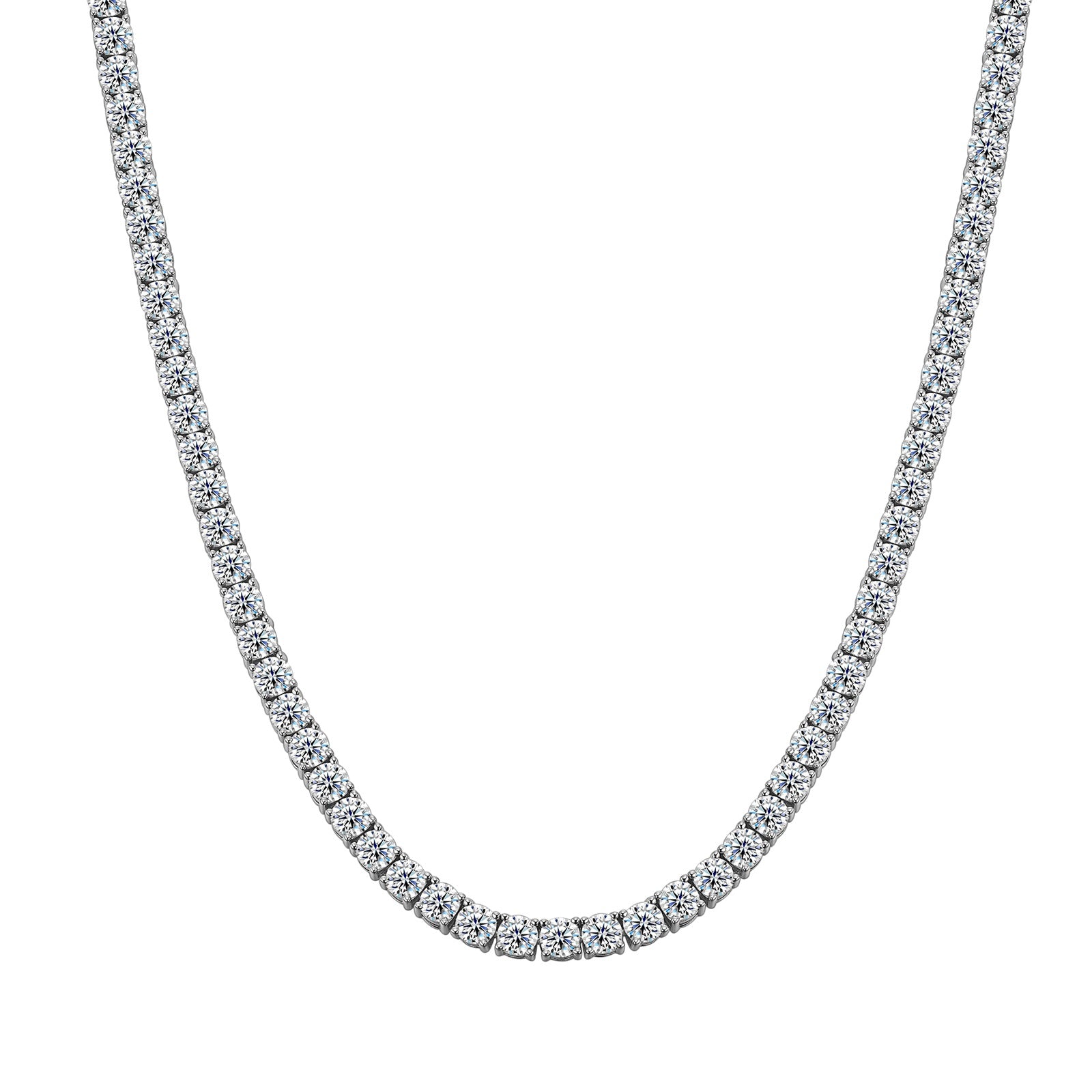 JIGrandeur™Chelsea Tennis Moissanite Necklace