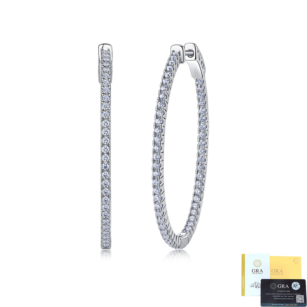 JIGrandeur™ Chelsea Moissanite Earrings