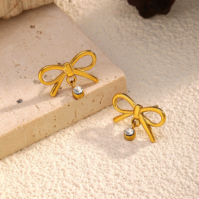 Grandeur™ Prague Bow Earrings