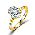 Grandeur™ Siena Oval Moissanite Ring