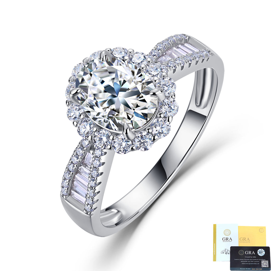 JIGrandeur™Palm Beach Moissanite Ring