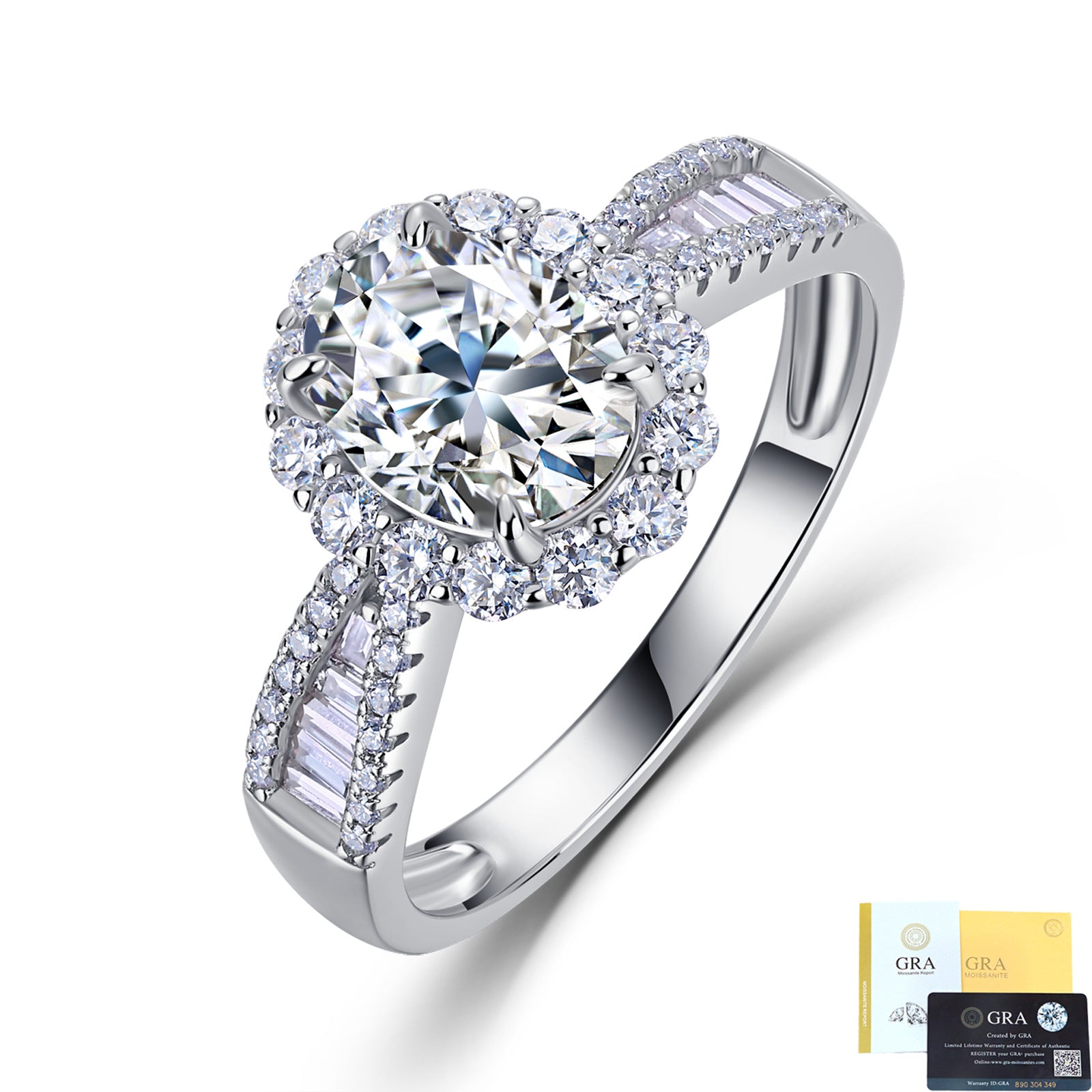 JIGrandeur™Palm Beach Moissanite Ring