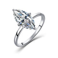 marquise moissanite engagement ring 3 carat d color