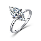 marquise moissanite engagement ring 3 carat d color