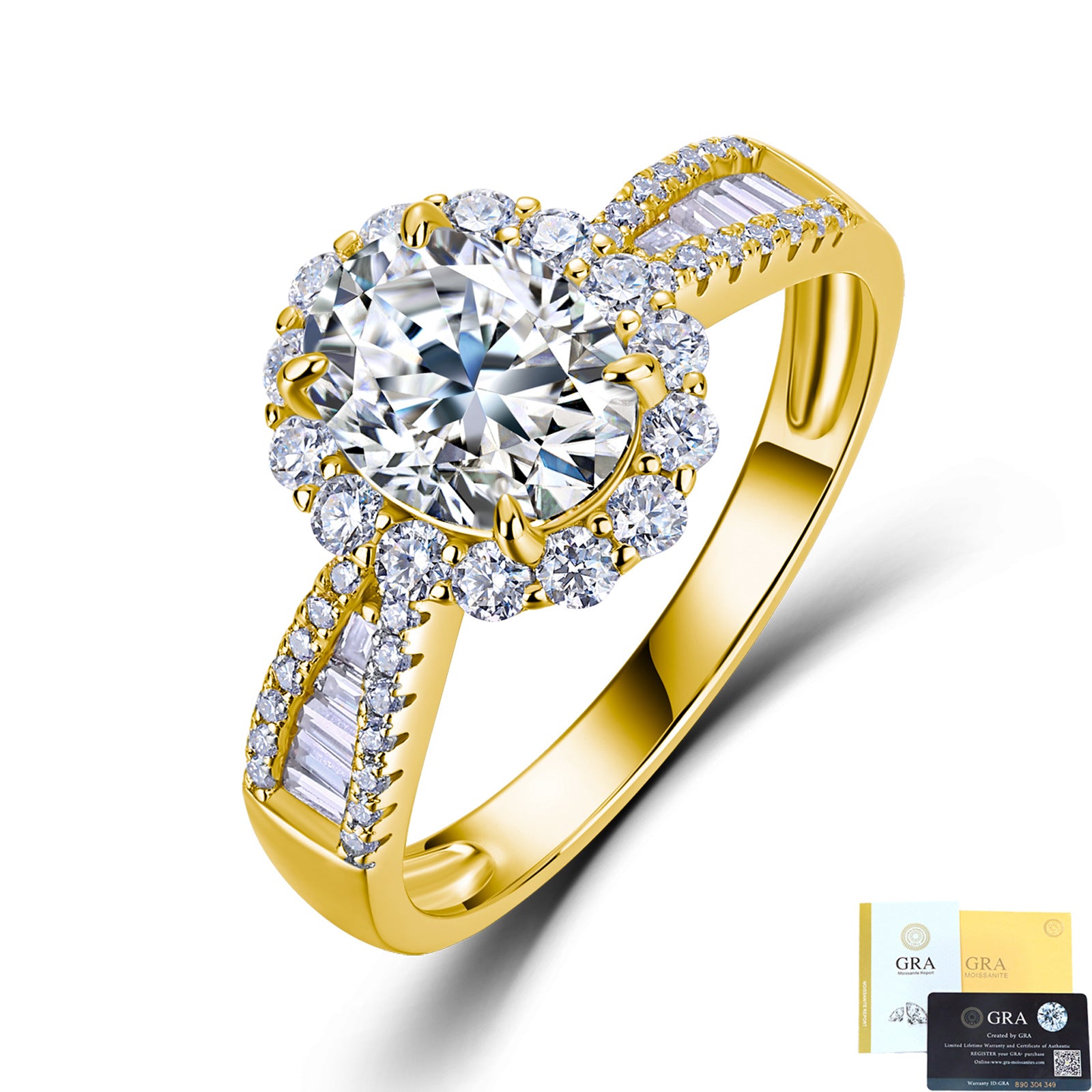 JIGrandeur™Palm Beach Moissanite Ring
