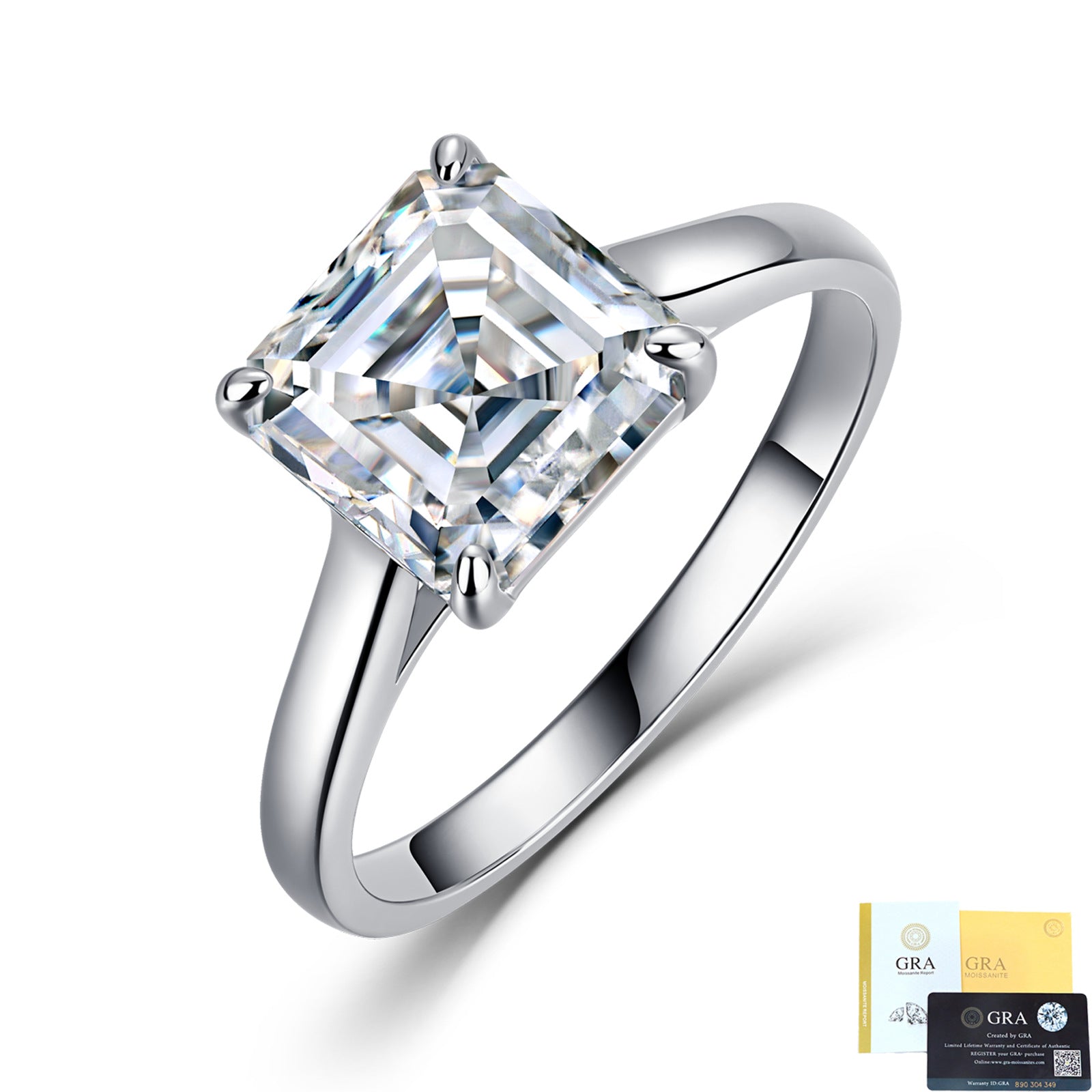 JIGrandeur™Lexington Moissanite Ring
