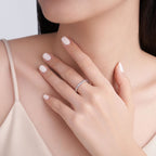 JIGrandeur™Aveline Moissanite Ring