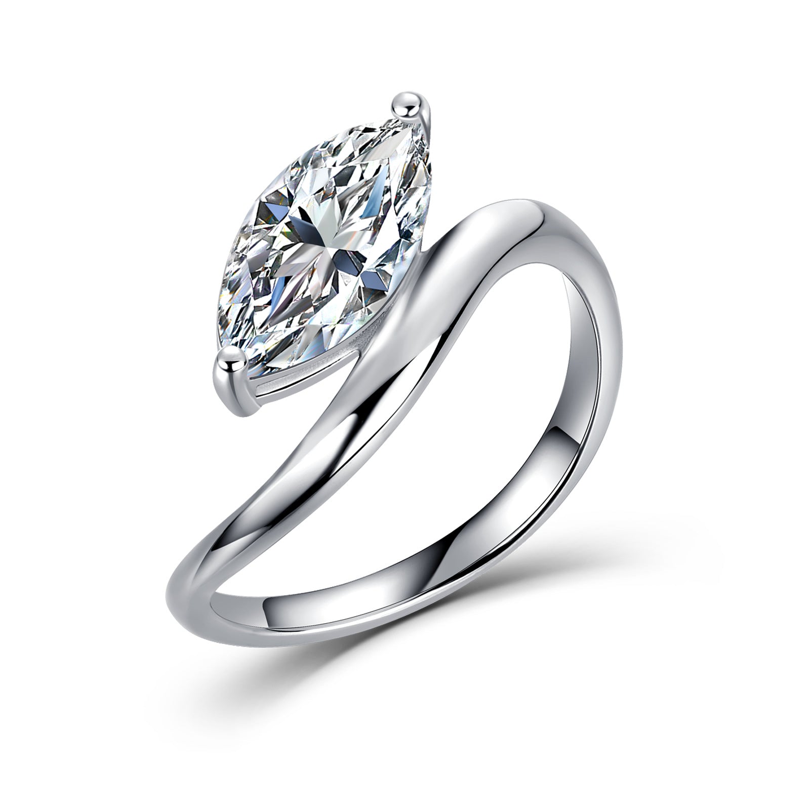 JIGrandeur™ Lyvora  Moissanite Ring