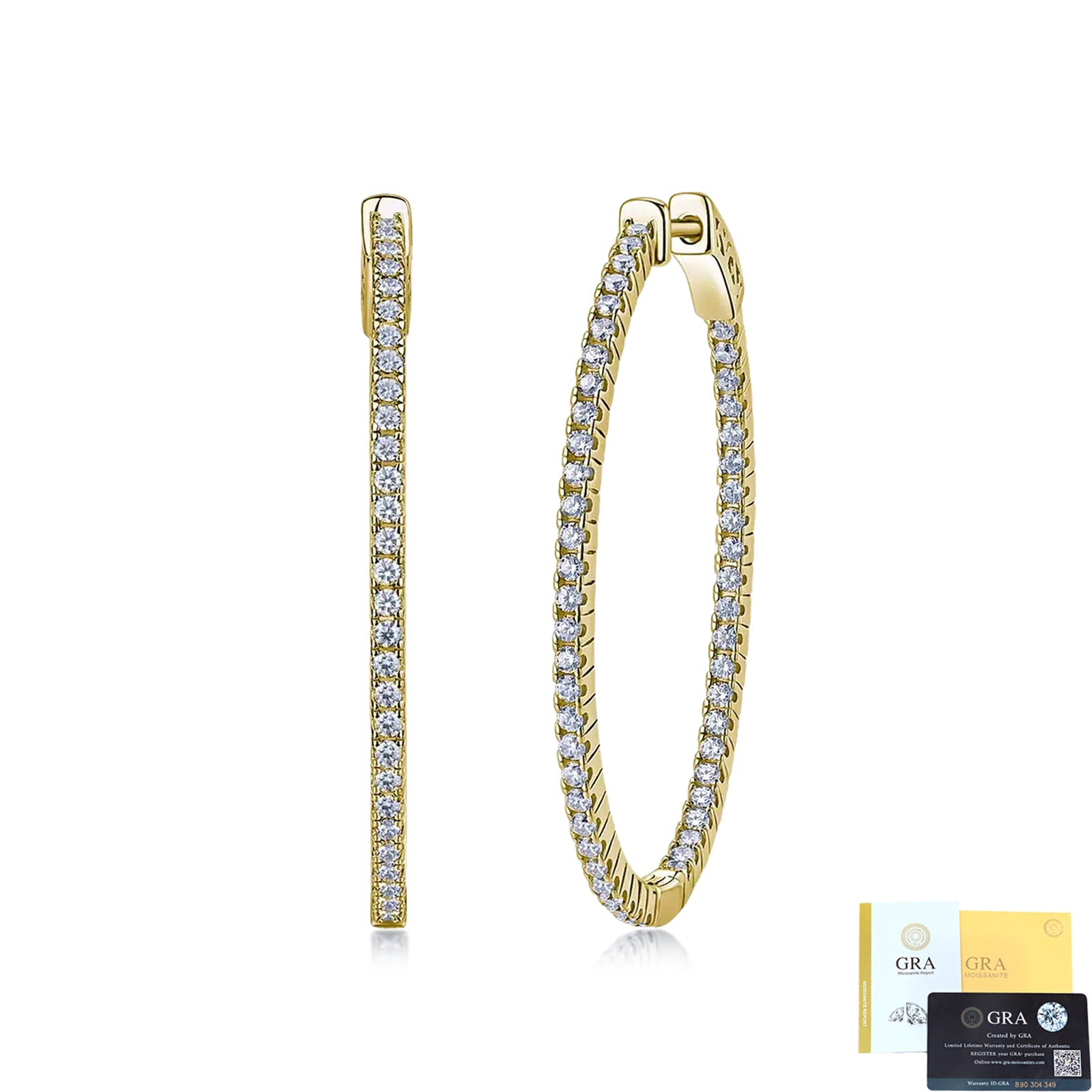 JIGrandeur™ Chelsea Moissanite Earrings