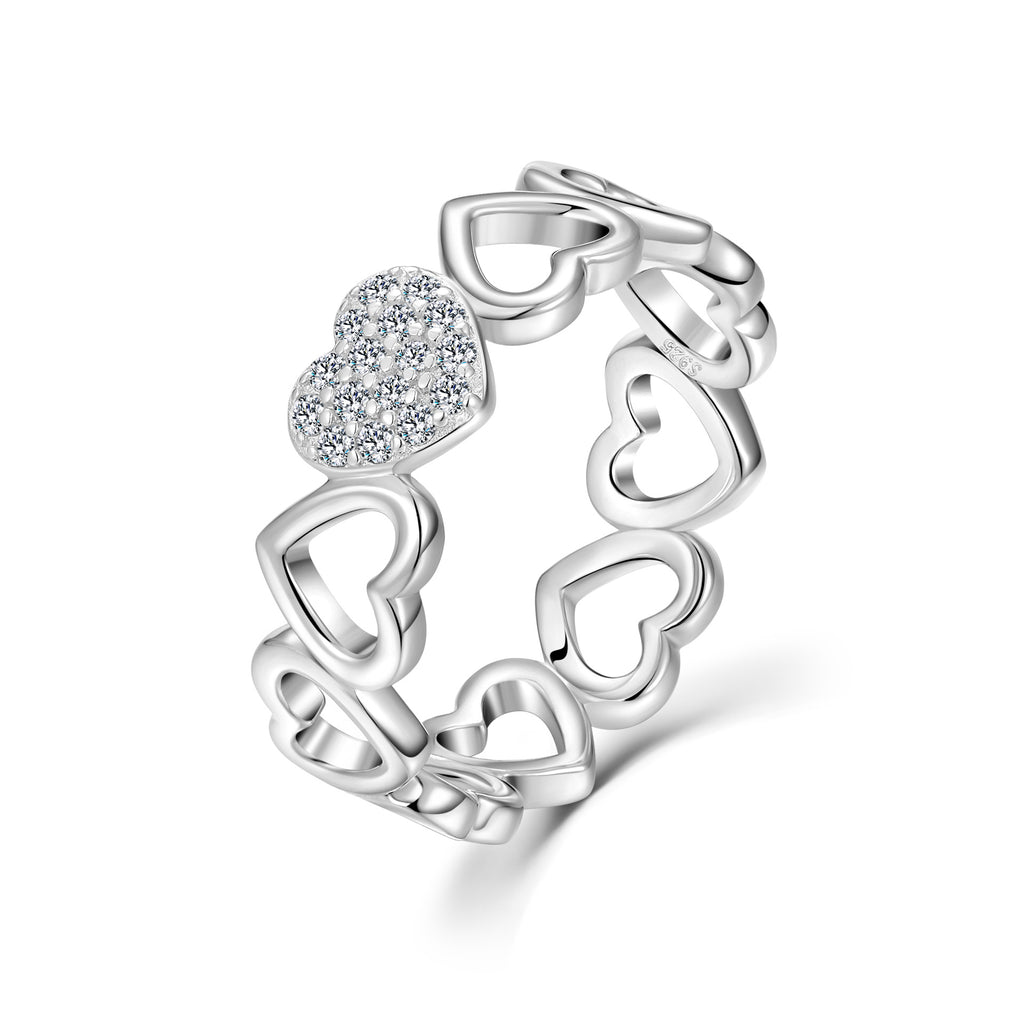 JIGrandeur™Amore Moissanite Ring