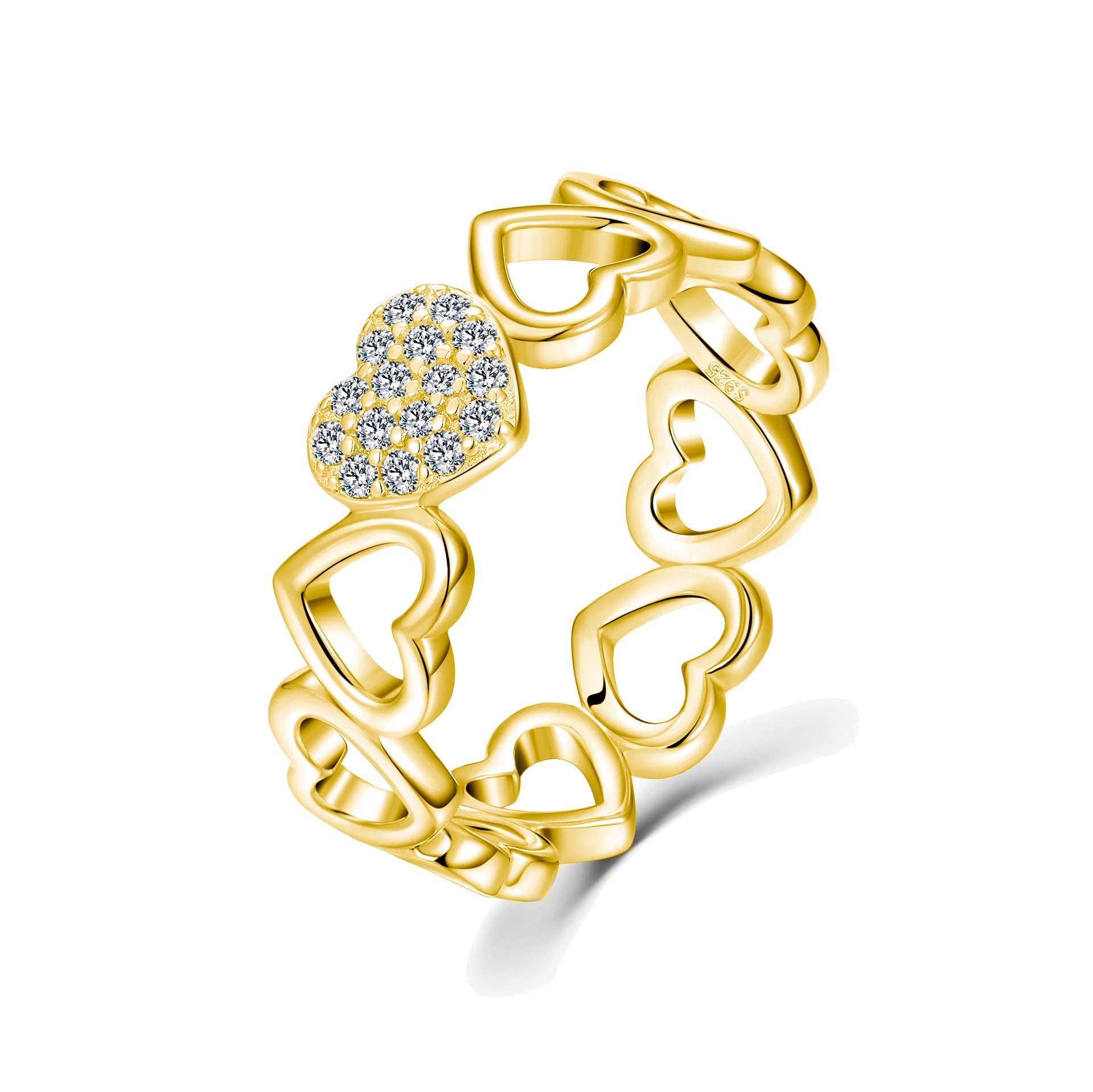 JIGrandeur™Amore Moissanite Ring