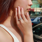 JIGrandeur™ Serenza Moissanite Ring