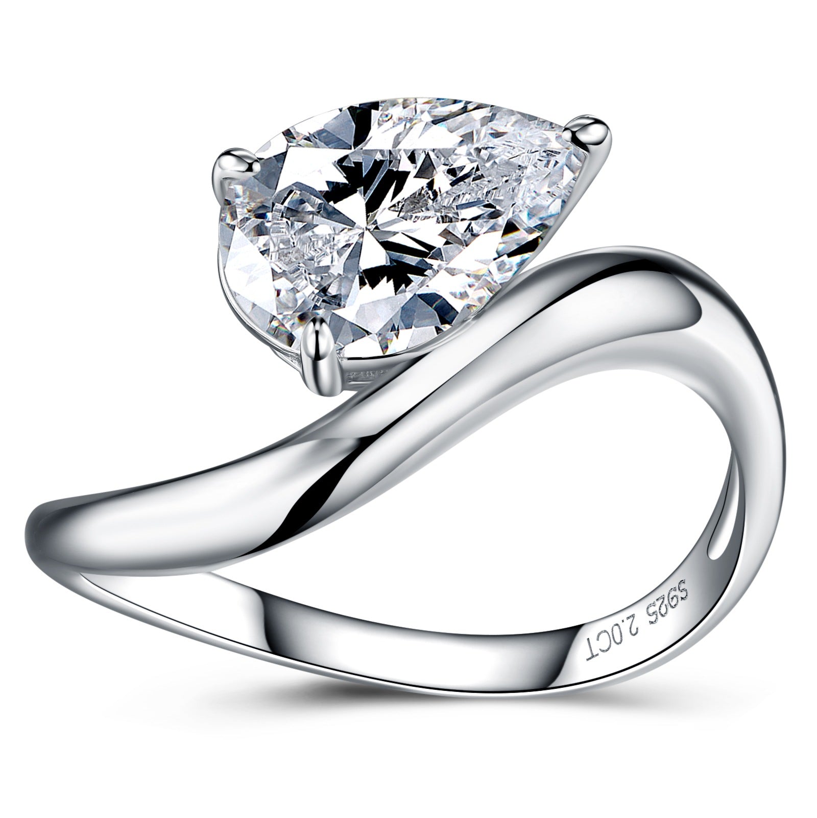 JIGrandeur™ Alyra Moissanite Ring