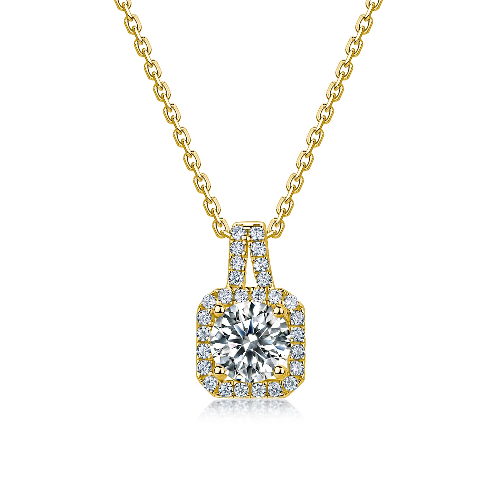 JIGrandeur™Lunessa Moissanite Necklace