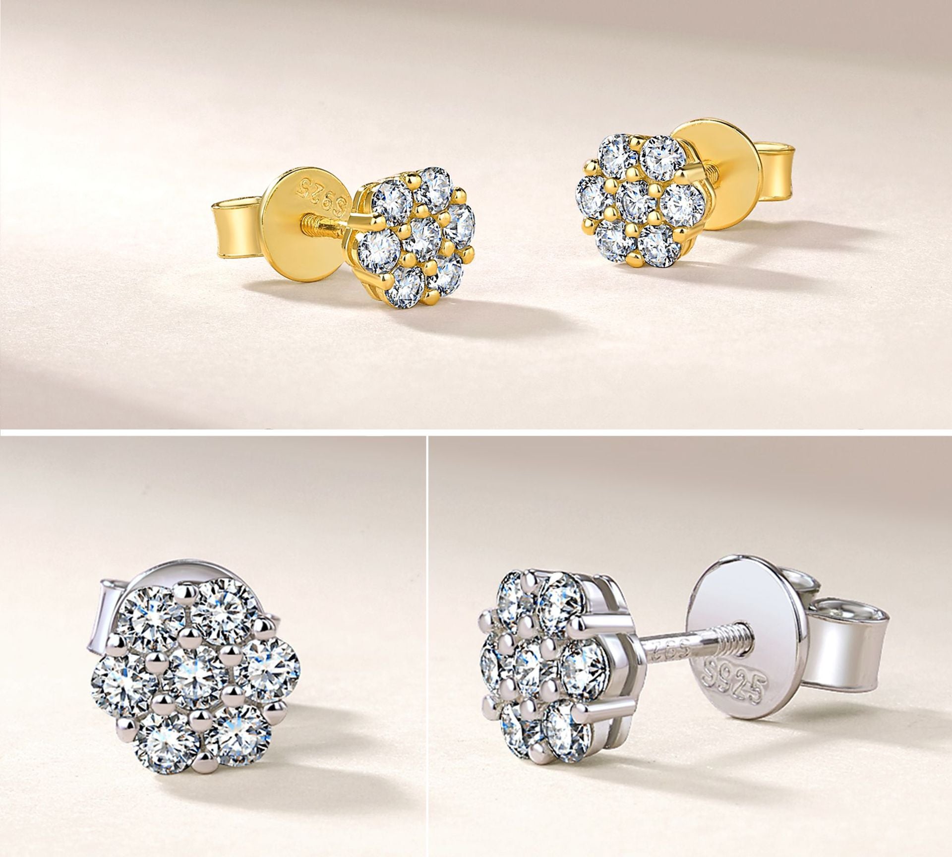 Grandeur™ FLORENCE MOISSANITE EARRINGS
