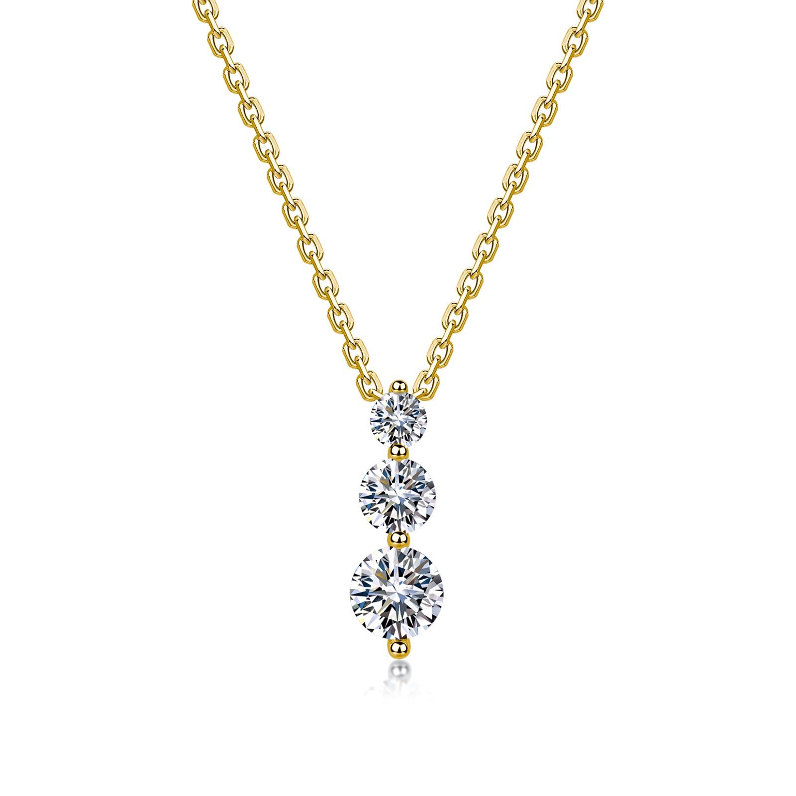 JIGrandeur™Celoria Moissanite Necklace
