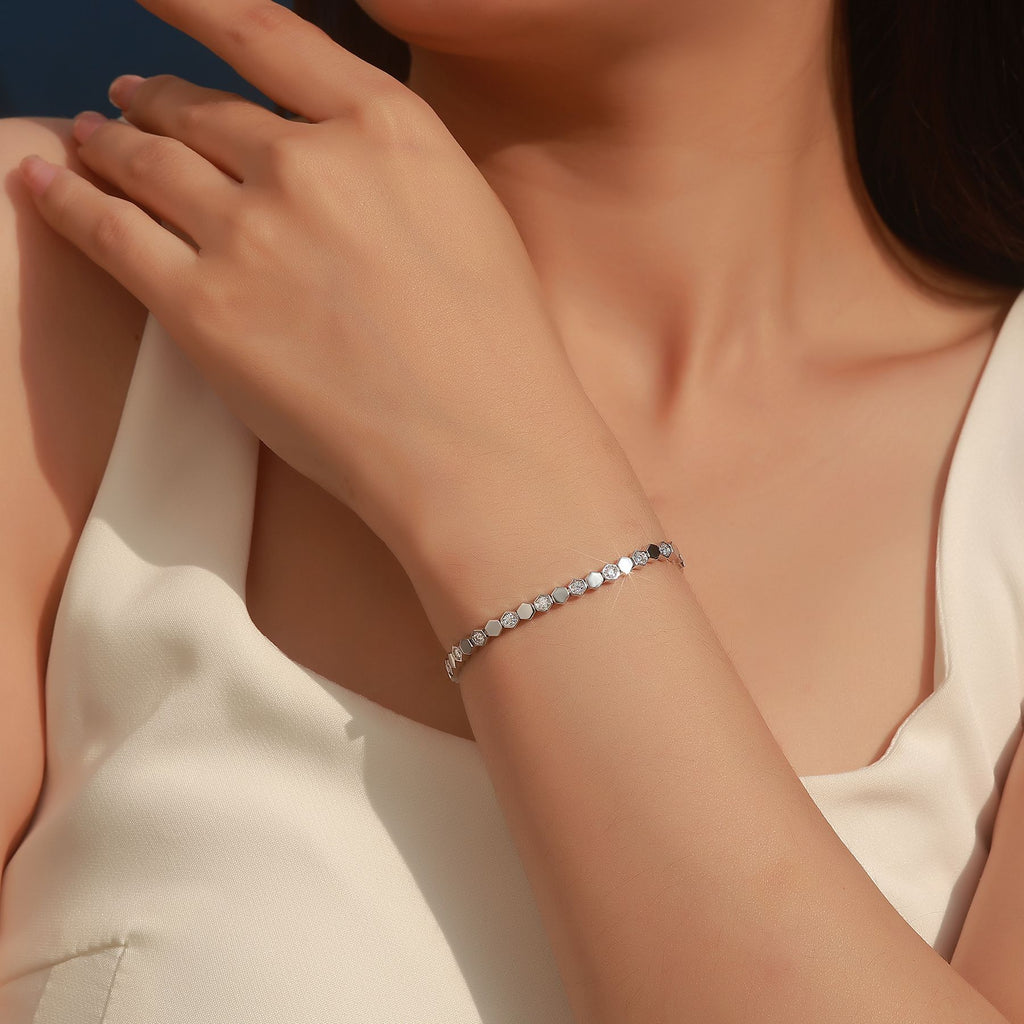 JIGrandeur™Soho Moissanite Bracelet