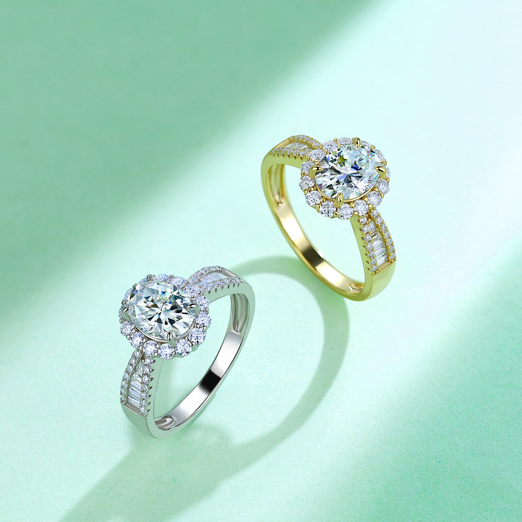 JIGrandeur™Palm Beach Moissanite Ring