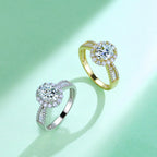 JIGrandeur™Palm Beach Moissanite Ring