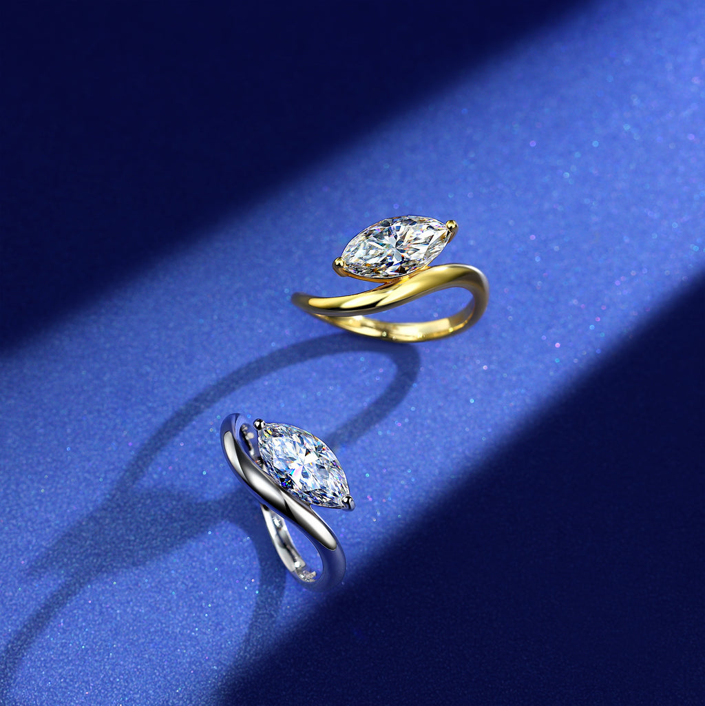 JIGrandeur™ Lyvora  Moissanite Ring