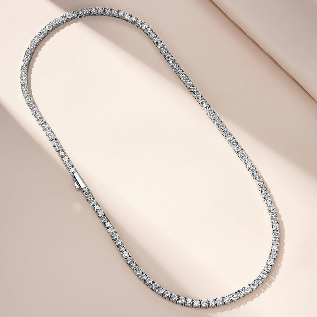 JIGrandeur™Chelsea Tennis Moissanite Necklace