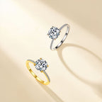 JIGrandeur™Elviora Moissanite Ring