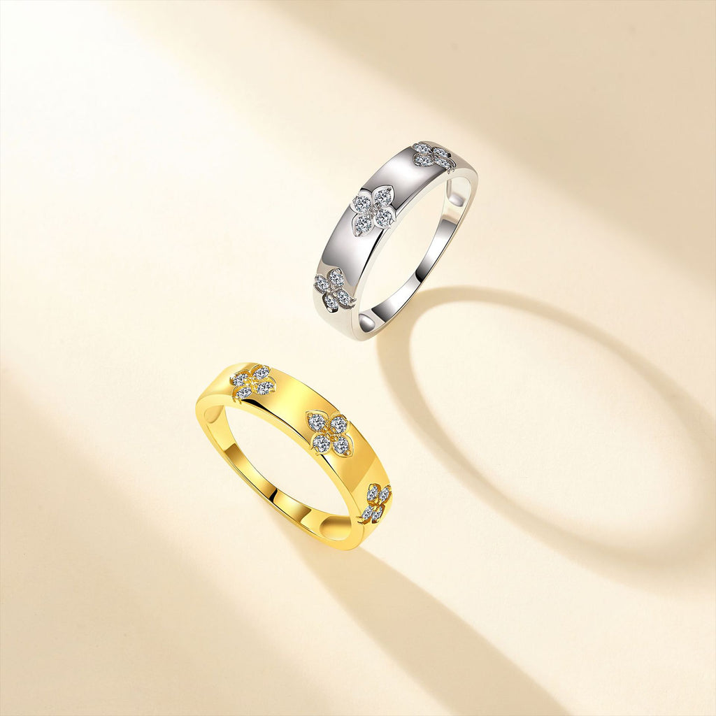 JIGrandeur™Floréa Moissanite Ring