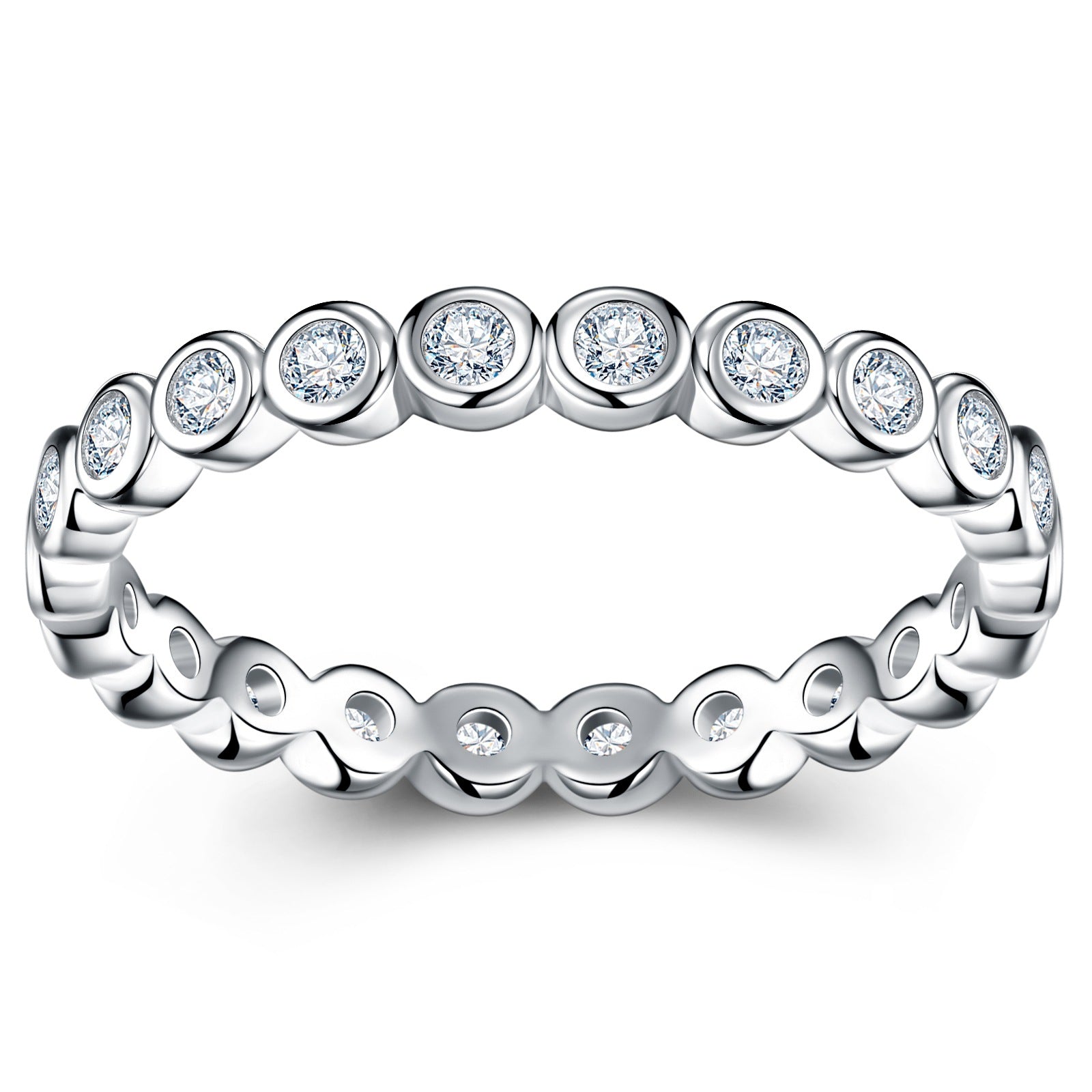 JIGrandeur™Aveline Moissanite Ring