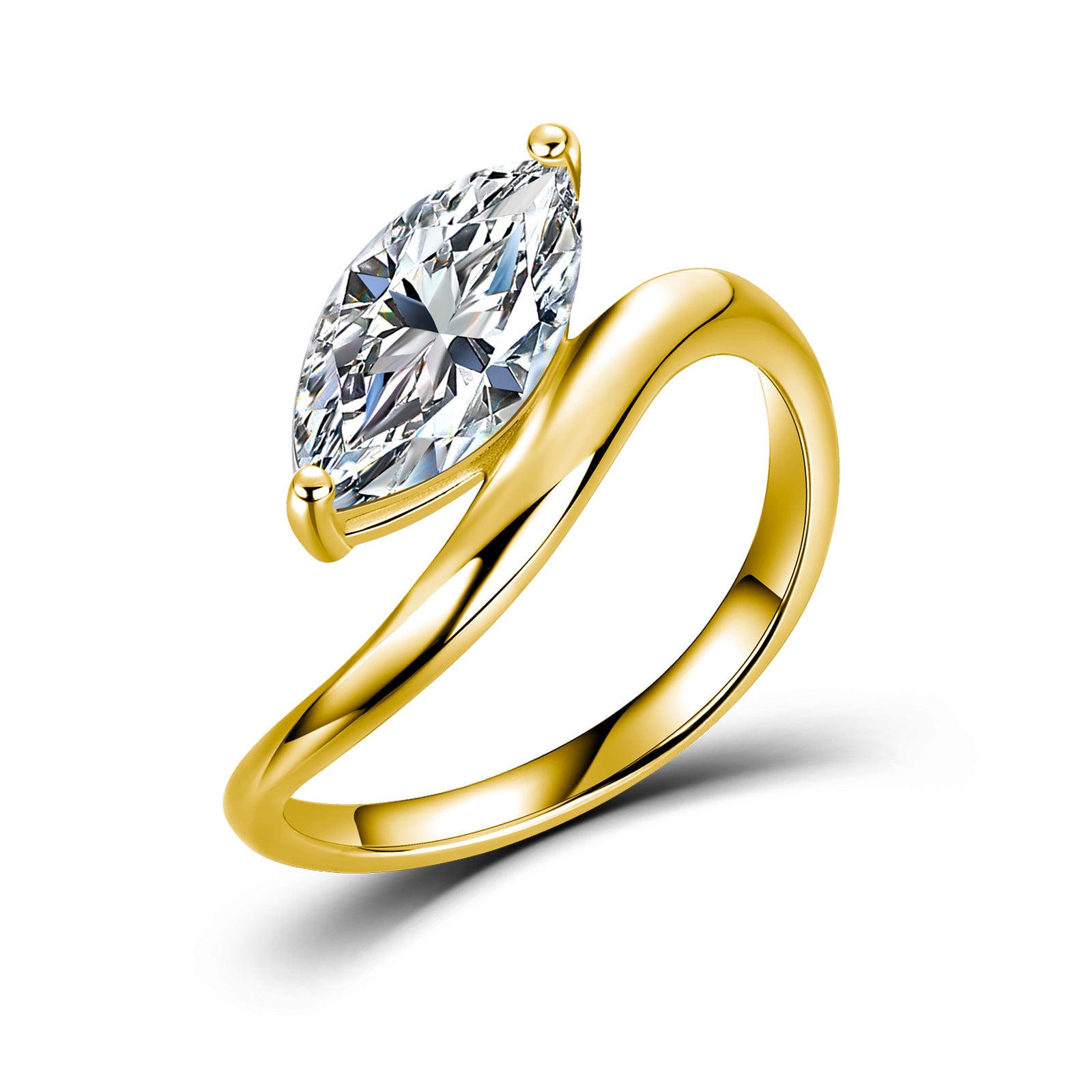 JIGrandeur™ Lyvora  Moissanite Ring