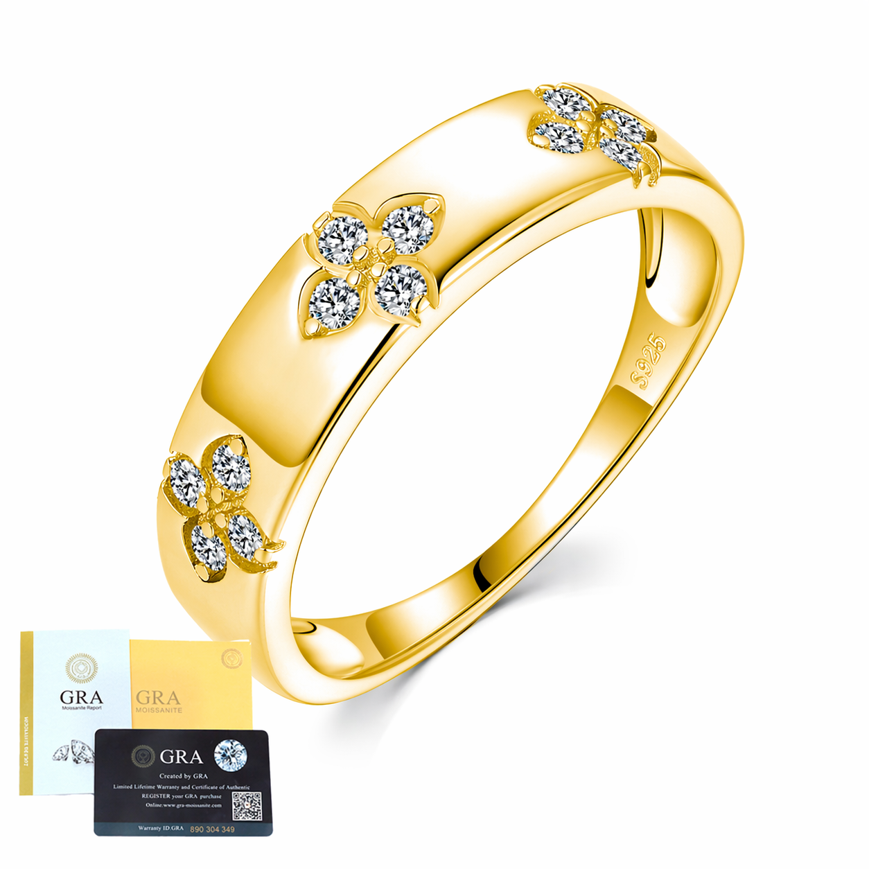 JIGrandeur™Floréa Moissanite Ring
