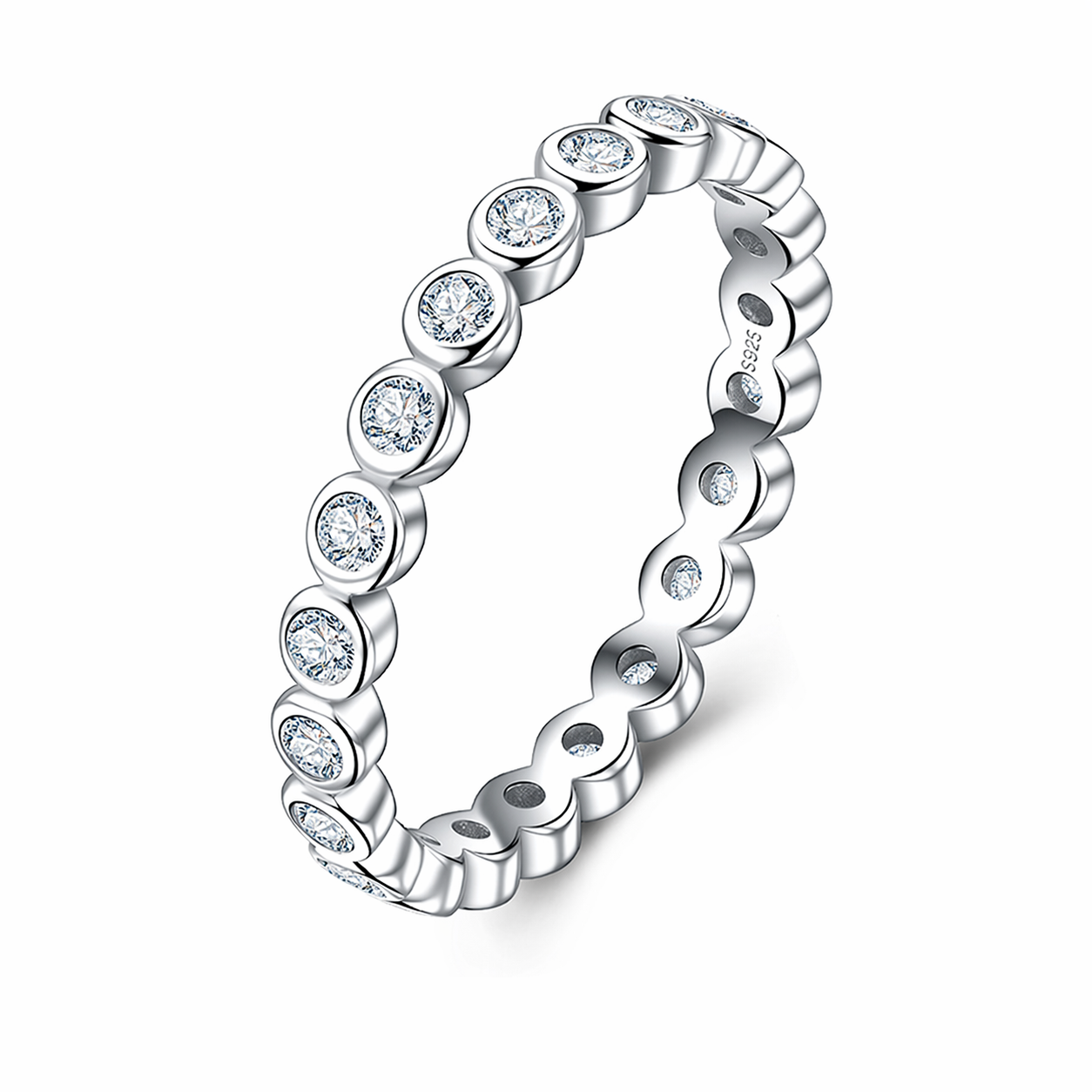 JIGrandeur™Aveline Moissanite Ring