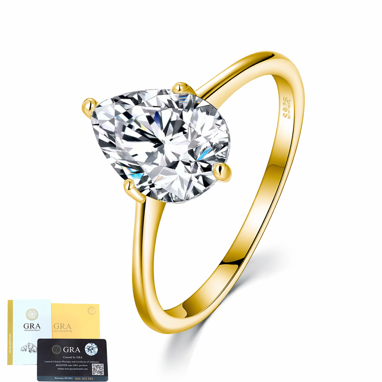 JIGrandeur™Celora  Moissanite Ring